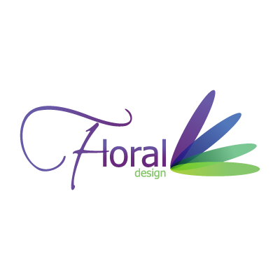 Floral flower logo template