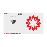 Flower logo template