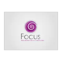 Focus purple logo template