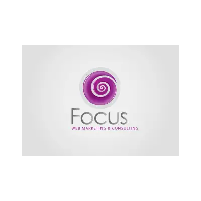 Focus web logo template