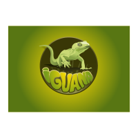 Iguana logo template