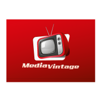 Media vintage logo template
