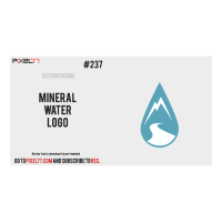 Mineral water logo template