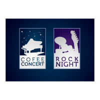 Music night club logo template