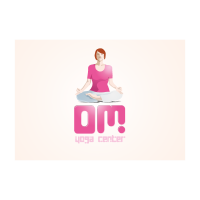 OM yoga logo template
