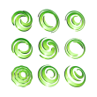 Free download Pack of green symbols logo template Pack of green symbols logo template