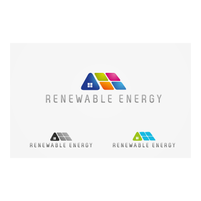 Renewable energy logo template