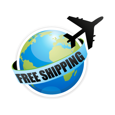Shipping around world logo template