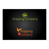 Shipping company logo template