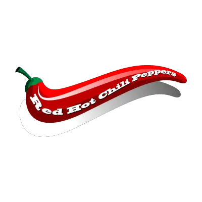 Spicy red chili peppers logo template