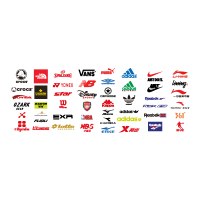 Sports brand logo template