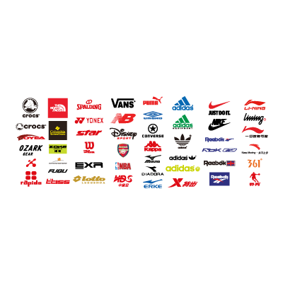 Sports brand logo template