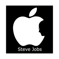 Steve jobs logo template