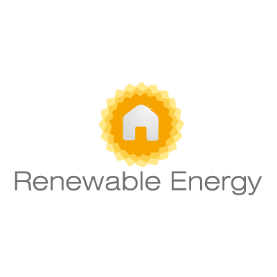Sun energy logo template
