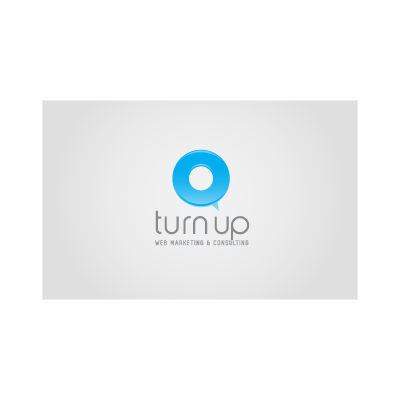Turn up web logo template