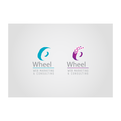 Wheel web logo template