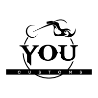 You customs motorcycle logo template