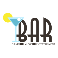 Bar logo template