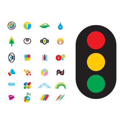 Creative colourful logo template