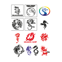 Dragon Collection logo template