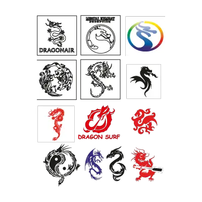 Dragon Collection logo template