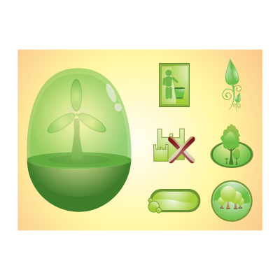 Environment logo template