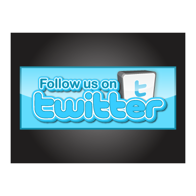 Follow us on twitter logo template