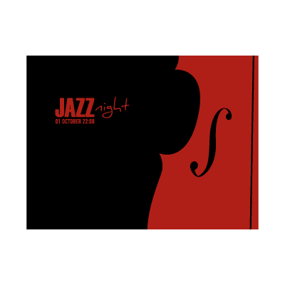 Jazz night logo template
