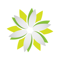 Origami Flower logo template
