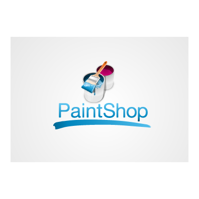 Paintshop logo template