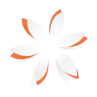 Paper Flower logo template