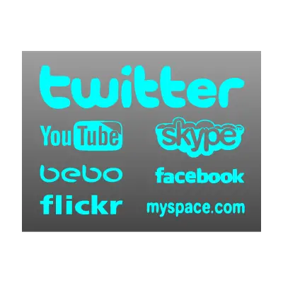 Social media logo template