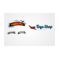 Toy Plane logo template