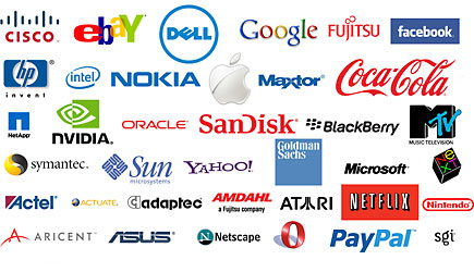 Top 100 Popular Brand Logos