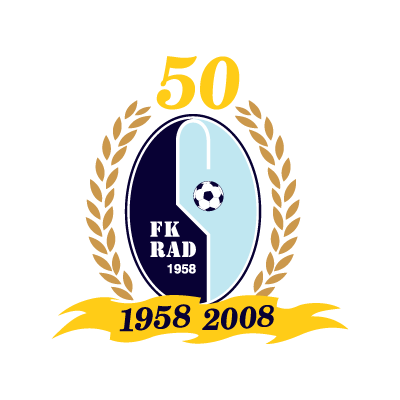FK Rad (1958-2008) logo vector