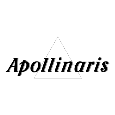 Apollinaris Black logo vector
