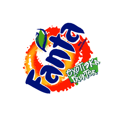 Fanta Exotiska logo vector