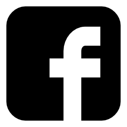 facebook logo black and white vector