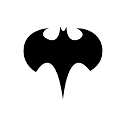 Batman logo silhouette