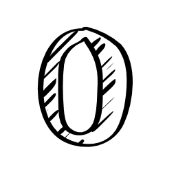 Opera sketched logo outline