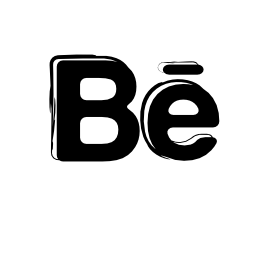 Behance sketched social logo