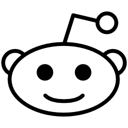 Reddit social logo character