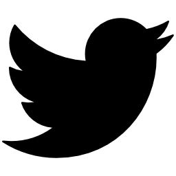Twitter social logotype