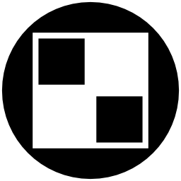 Delicious logotype of squares
