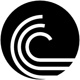 Logo circle with three curves inside
