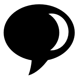 Google talk logo of a speech bubble