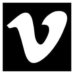 Vimeo letter logo in a square
