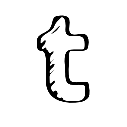 Tumblr sketched logo variant