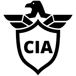 CIA shield symbol with an eagle