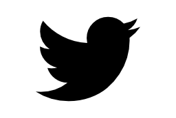 Twitter black shape